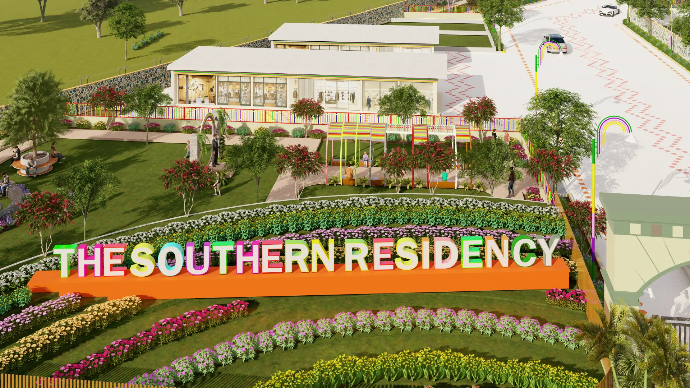 Spanning 50,177.44 sq. mtr., this modern-themed development offers residential plots & retail shops with best-in-class infrastructure and contemporary amenities. Enjoy features like a temple, community hall, parks, photo booth area, pathway pergola, open stage seating, rainbow seating, pathway step seating, open gym, and a four-way circle. Well-planned 9m, 12m, 18m & 90m wide roads ensure seamless connectivity, with JK Road just 1.3 km away.  Designed for comfort, convenience, and a vibrant lifestyle!