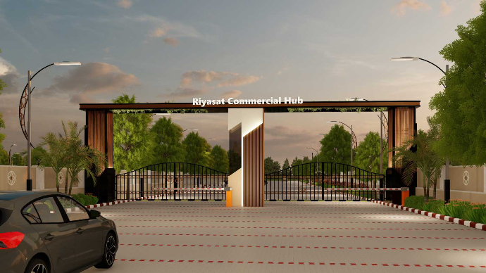 Riyasat commercial hub zone -A Spread across 1.595 hectares, this premium development offers residential plots & retail shops with top-notch infrastructure and a Jaipur-inspired theme. Enjoy ample amenities like a temple, parks, sitting areas, and well-planned pathways. Wide 12m, 18m & 48m roads ensure seamless connectivity, with Jaipur International Airport just 14 km away.  A perfect blend of tradition, modernity, and convenience!